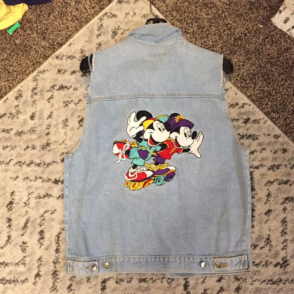Vintage Disney jean vest